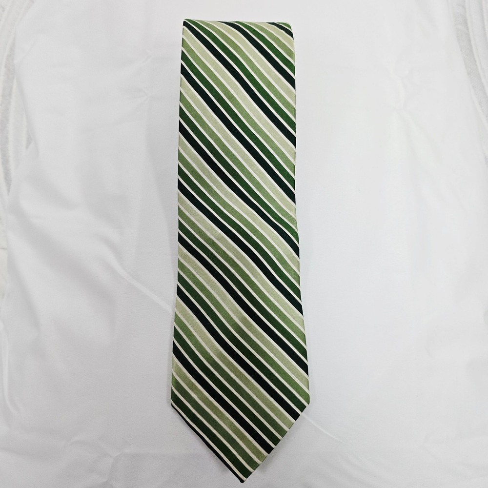 City of London‎ Green Striped Necktie Men's Business Casual Formal